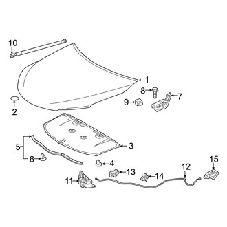 Toyota OE - Hood & Components