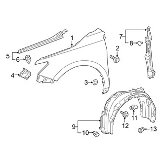 Toyota OE - Fender & Components (LE / SE / Special Edition / XLE / XSE)