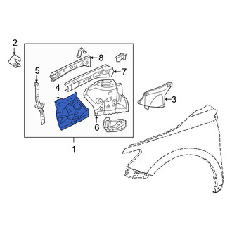 Toyota OE - Front Right Fender Apron