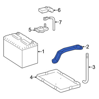Toyota OE - Battery Hold Down Frame