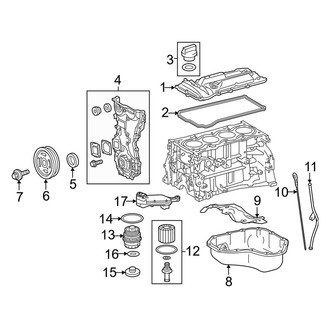 Toyota OE - Engine / Transaxle - Engine Parts (2.5L)