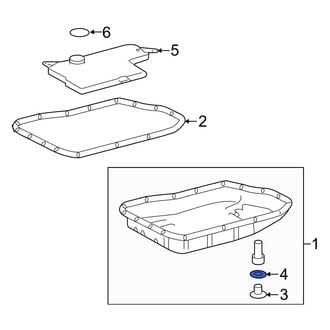 Toyota OE - Automatic Transmission Drain Plug Gasket