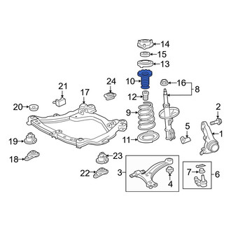 Toyota OE - Front Suspension Strut Bellows