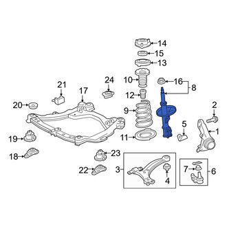 Toyota OE - Front Left Suspension Strut