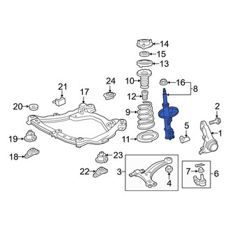 Toyota OE - Front Left Suspension Strut