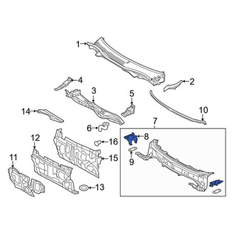 Toyota OE - Left Cowl Side Panel