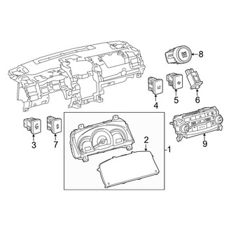 Toyota OE - Instrument Panel - Cluster & Switches (LE / SE / Special Edition / XLE / XSE)