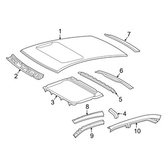 Toyota OE - Roof & Components (With Sunroof), (Gas)