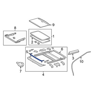 Toyota OE - Front Sunroof Deflector