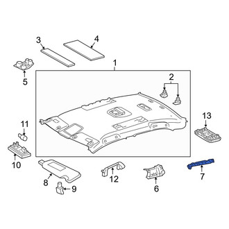 Toyota OE - Rear Left Headliner Spacer