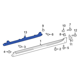 Toyota OE - Left Rocker Panel Molding Bracket