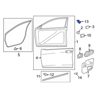 Toyota OE - Rear Truck Cab Corner Trim Panel