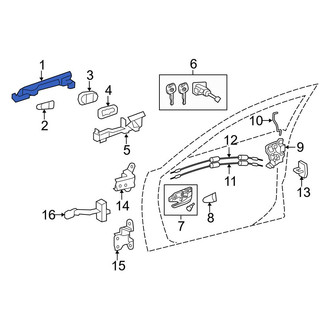 Toyota OE - Front Outer Exterior Door Handle