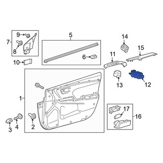 Toyota OE - Front Right Door Window Switch