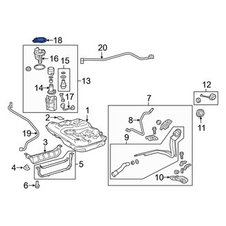 Toyota OE - Fuel Tank Lock Ring