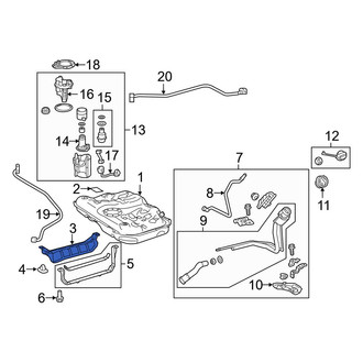 Toyota OE - Lower Fuel Tank Shield