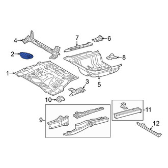 Toyota OE - Rear Center Floor Plug