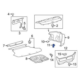 Toyota OE - Rear Tie Down Hook