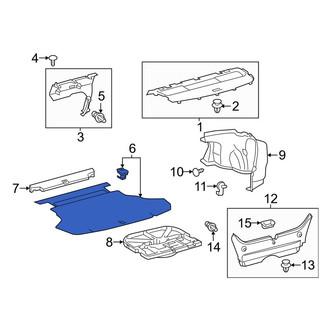 Toyota OE - Floor Cover Panel
