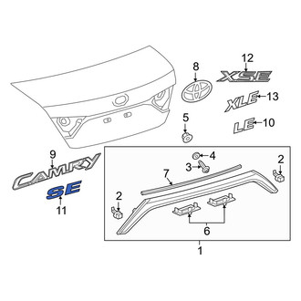 Toyota OE - Rear Hatch Emblem