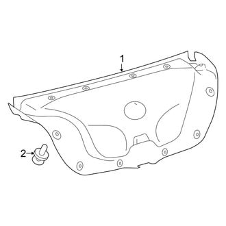 Toyota OE - Trunk Lid - Interior Trim (LE / SE / Special Edition / XLE / XSE)