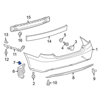 Toyota OE - Door Access Cover Clip