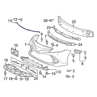 Toyota OE - Front Hood Seal