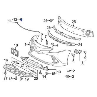 Toyota OE - Hood Seal Clip