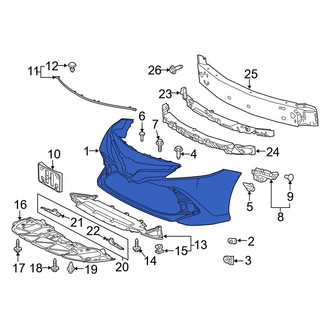 Toyota OE - Front Bumper Cover