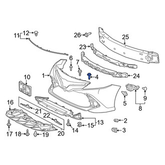 Toyota OE - Bumper Cover Retainer