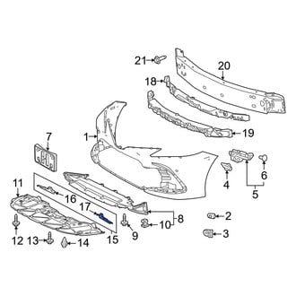 Toyota OE - Left Lower Bumper Cover Insulator