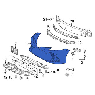 Toyota OE - Front Bumper Cover