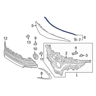 Toyota OE - Front Hood Seal