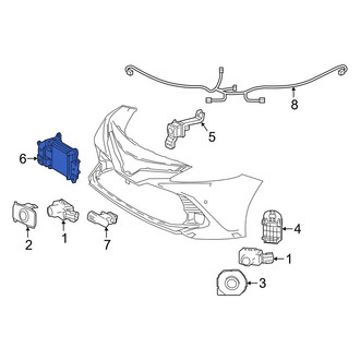 Toyota OE - Front Cruise Control Distance Sensor