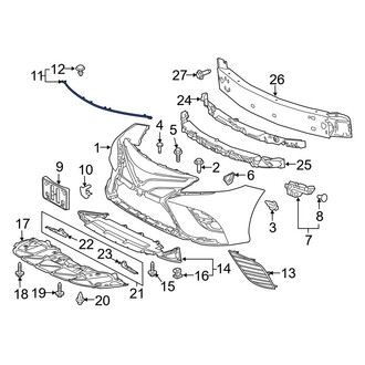 Toyota OE - Front Hood Seal