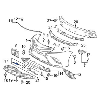 Toyota OE - Front Right Fender Liner Extension