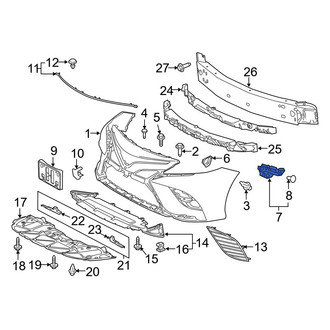 Toyota OE - Front Left Bumper Guide