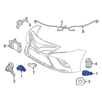 Toyota OE - Front Outer Parking Aid Sensor