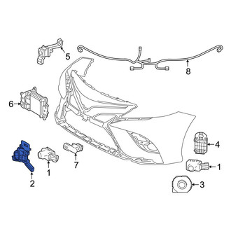 Toyota OE - Rear Inner Parking Aid Sensor Housing