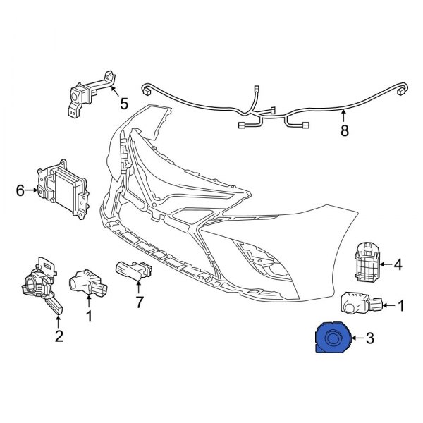 Parking Aid Sensor Housing