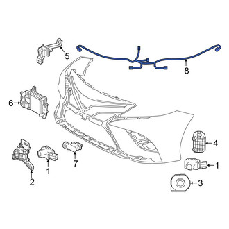 Toyota OE - Front Parking Aid System Wiring Harness