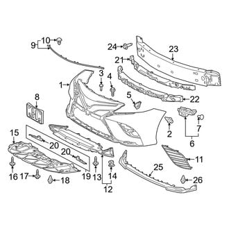 Toyota OE - Front Bumper & Grille - Bumper & Components (TRD)