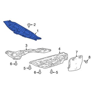 Toyota OE - Front Radiator Support Access Cover