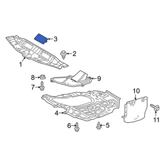 Toyota OE - Radiator Support Access Cover Cap