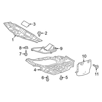 Toyota OE - Radiator Support - Splash Shields (Japan Built)