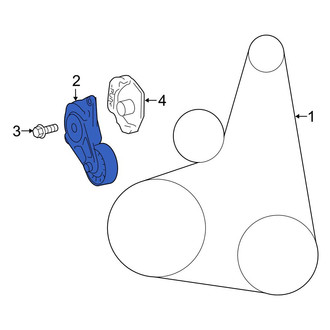 Toyota OE - Accessory Drive Belt Tensioner Assembly