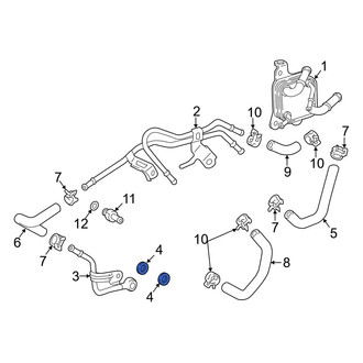 Toyota OE - Automatic Transmission Oil Cooler Hose Gasket