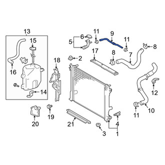 Toyota OE - Lower Radiator Coolant Hose