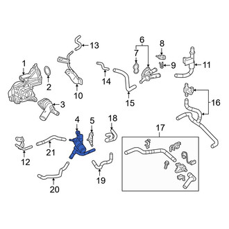 Toyota OE - Engine Coolant Outlet Flange