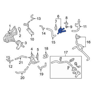 Toyota OE - Engine Coolant Outlet Flange